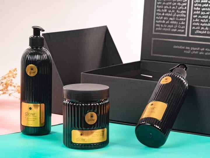 مجموعة العناية الفاخرة بشعرك من GLOW
